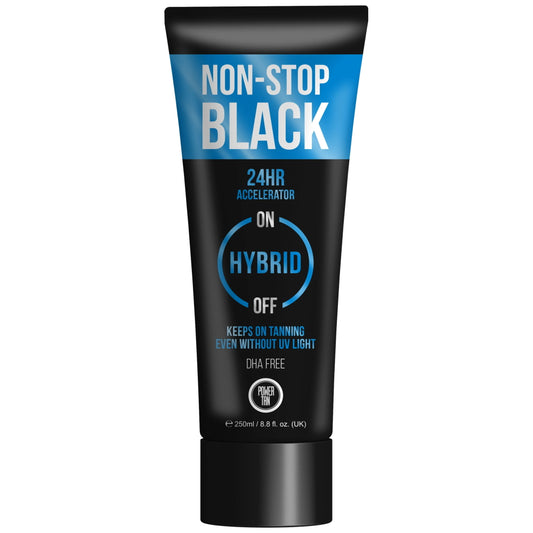 Power Tan Non-Stop Black Hybrid (DHA FREE) Accelerator 250ml