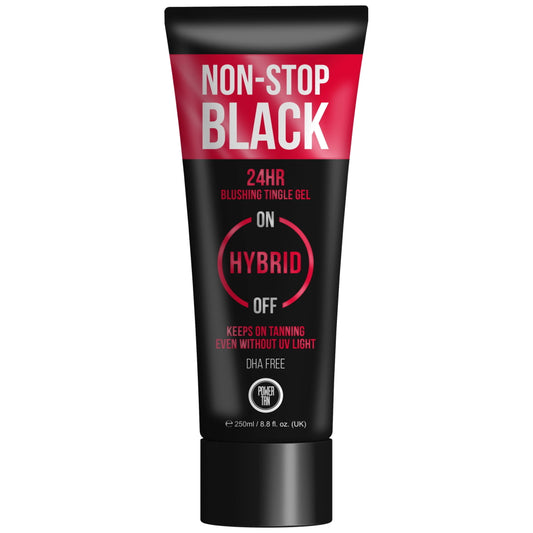 Power Tan Non Stop Black Hybrid (DHA Free) Tingle Gelee 250ml