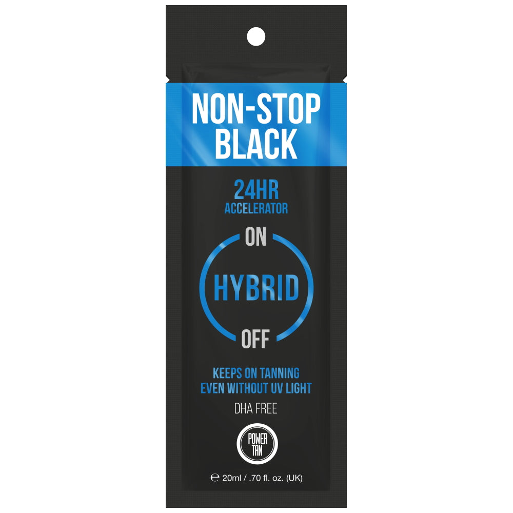 Power Tan Non-Stop Black Hybrid (DHA Free) Accelerator 20ml