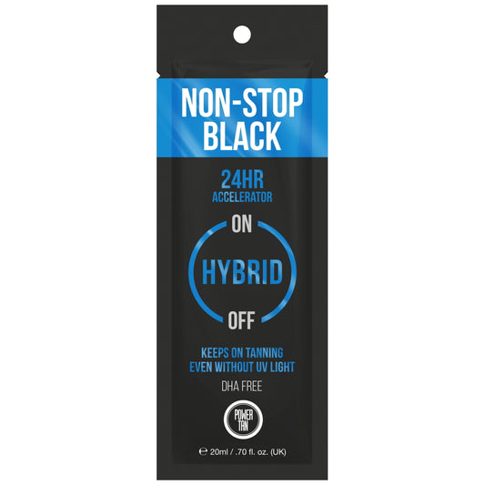 Power Tan Non-Stop Black Hybrid (DHA Free) Accelerator 20ml
