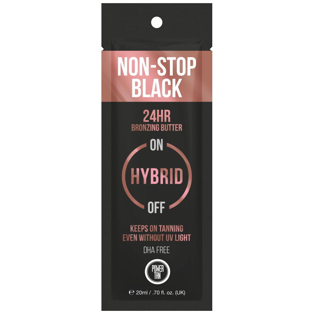 Power Tan Non-Stop Black Hybrid (DHA Free) Bronzing Butter 20ml