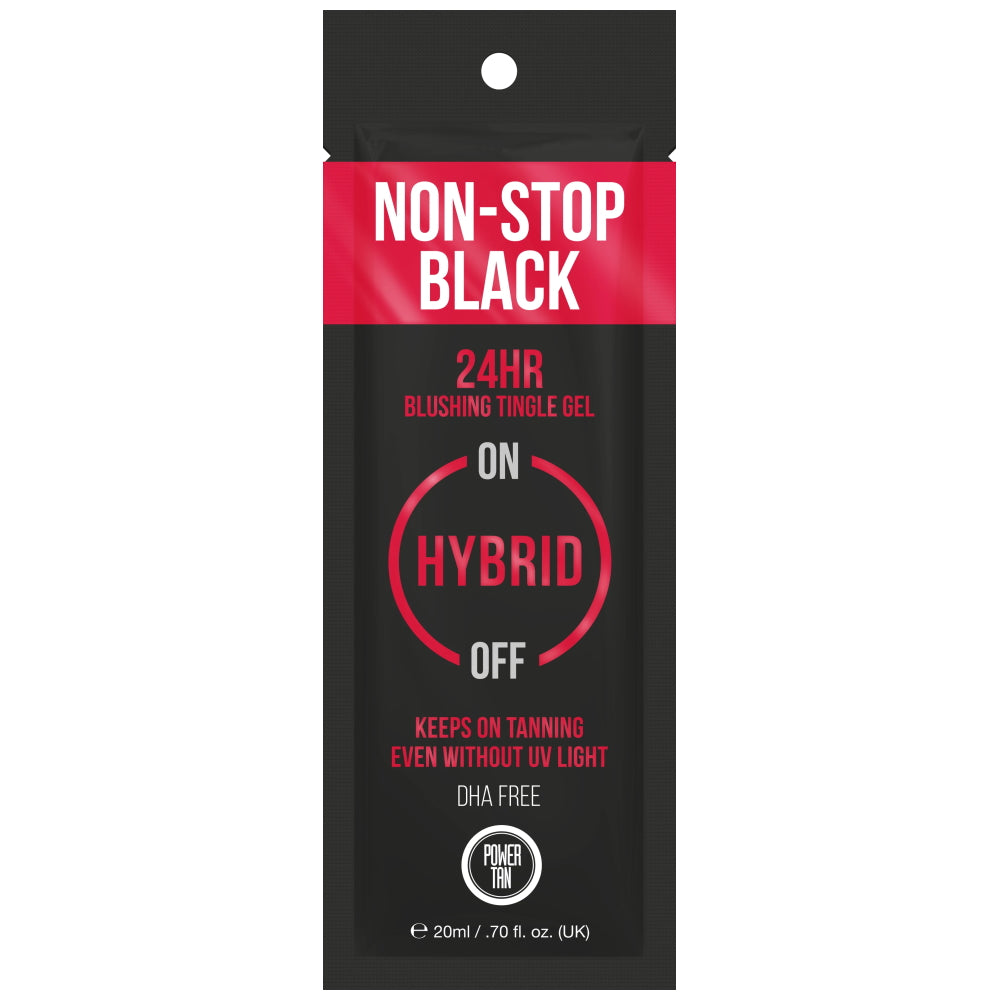 Power Tan Non Stop Black Hybrid (DHA Free) Tingle Gelee 20ml